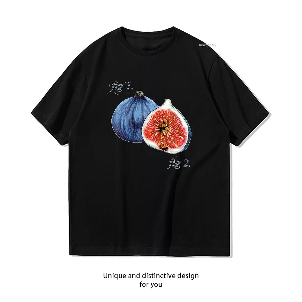 

Annotated Figs diagram tshirt Women Unisex Casual cotton graphic t shirts Adult streetwear camisetas tops tee Shortsleev S