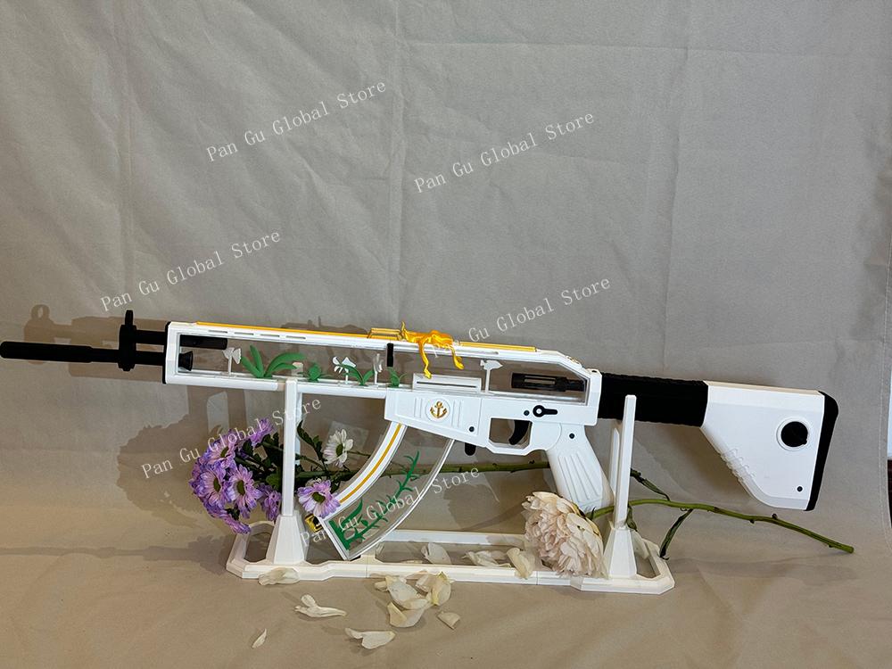 85cm/33.46in Valorant Customized 3D Print Gun AK Ocean Star Game Peripherals Cosplay Long Model Props Party Supplies Outdoor Toy