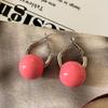 Retro Hong Kong Style Red Polka Dot Earrings: Playful & Elegant Dopamine Boost