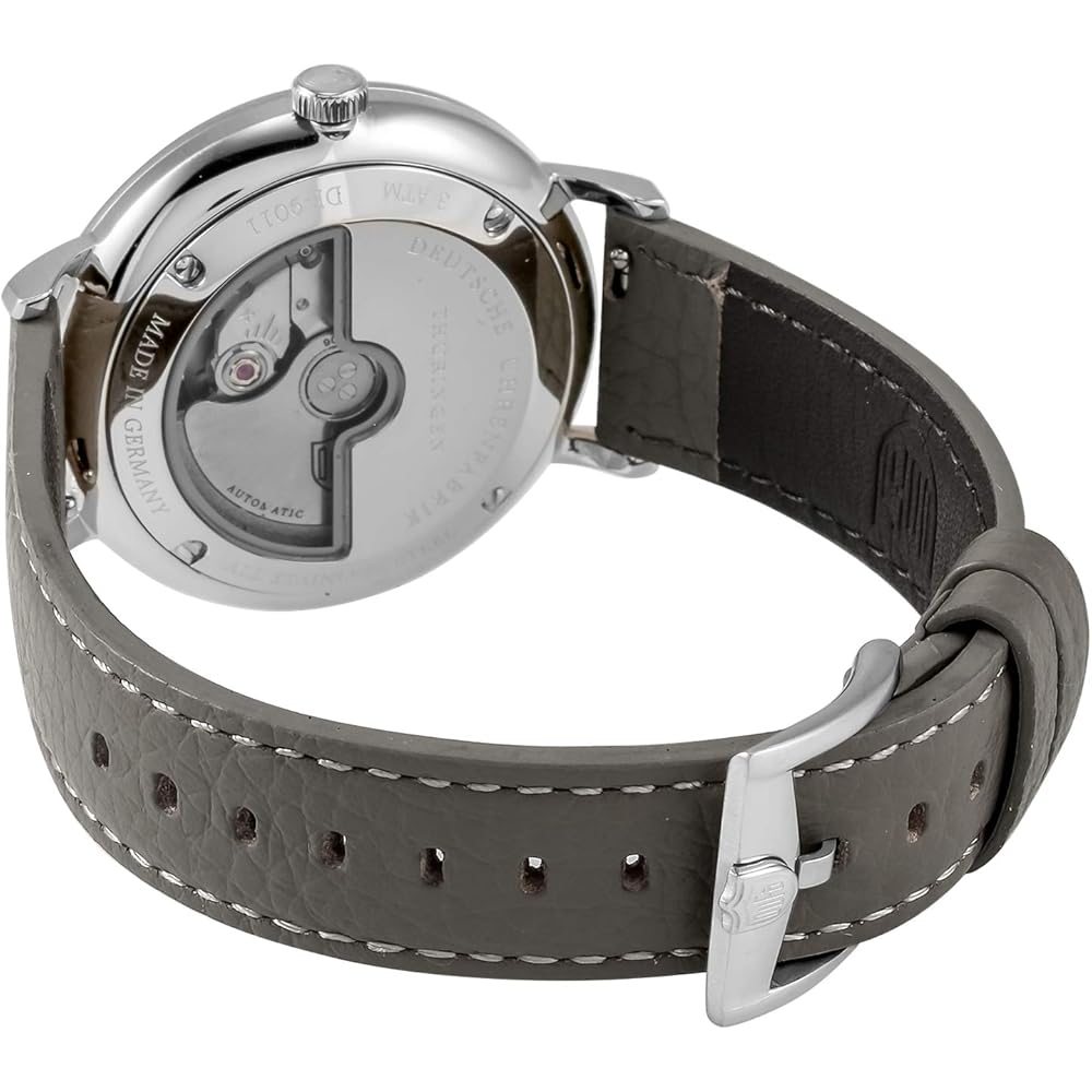 Duffer Breuer Automatic Watch, Black Dial, Gray Stainless Steel, 38mm, German Model DF-9011-0A [Parallel Import]