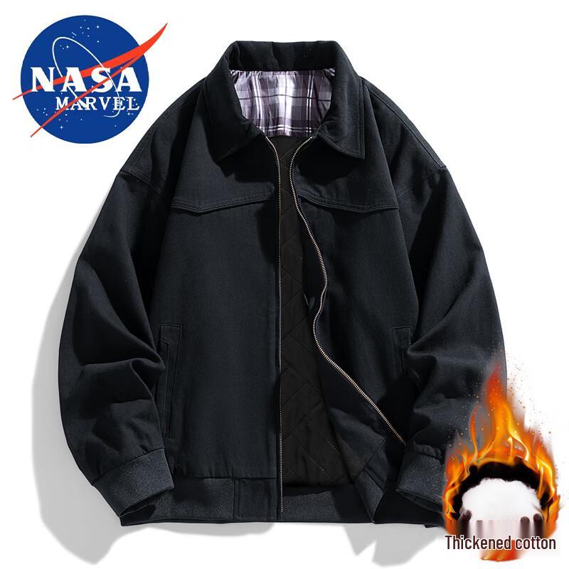 NASA MARVEL Unisex Lockere Passform Gefütterte Jacke