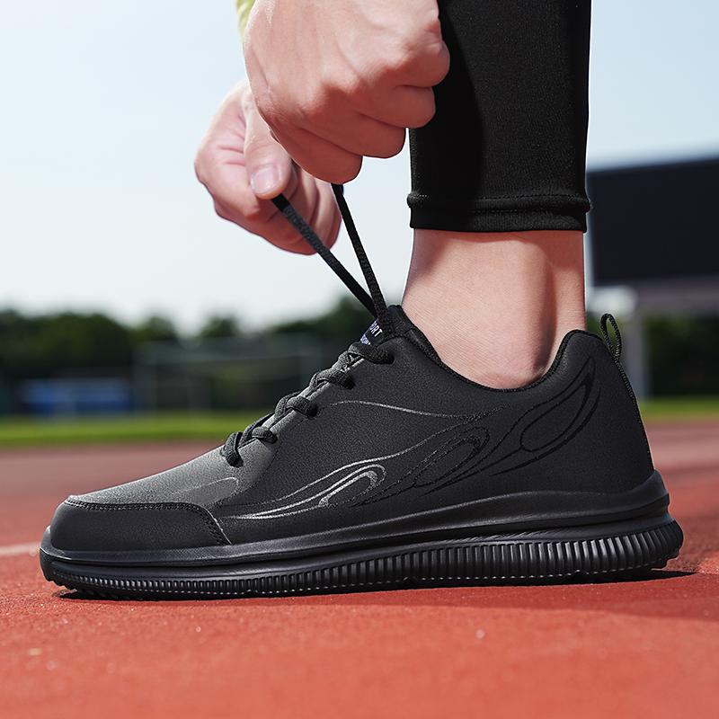 Men's Leather Waterproof Outdoor Sports Shoes Men's Shoes Autumn and Winter Casual Running Shoes