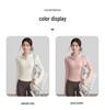 Women's Half-Zip Long Sleeve Stand Collar Yoga and Running Fitness Top