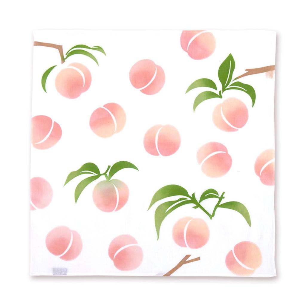 Miyamoto Towel Kenema Made In 44 X Product Number 25176 Handkerchief, Peach, Japan, Approx. 44cm,