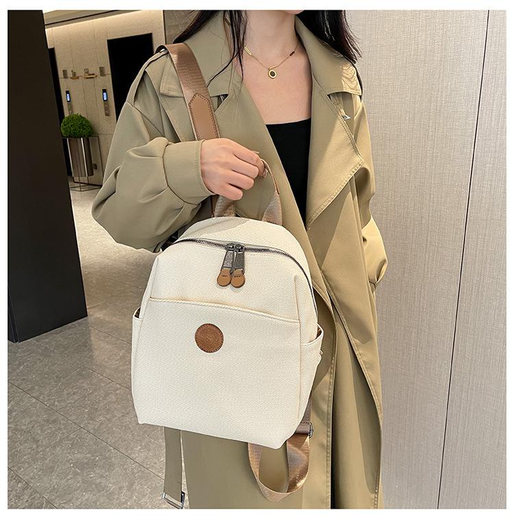 Women's nylon backpack waterproof large-capacity casual schoolbag 2024 new travel bag backpack wholesale