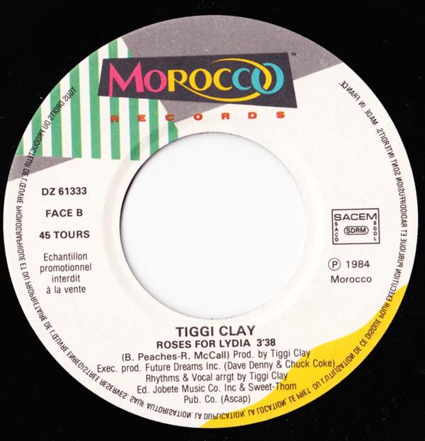 

7inch Record TIGGI CLAY Flashes DZ61333 Morocco Records 1984 France SoulFunk Used