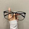 Anti Blue Light Women Men Computer Myopia Glasses Vintage Minus Eyeglasses Finished Prescription Near-Sight 0 To -6.0 Eyewear