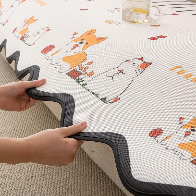 Ice Silk Special-Shaped Sofa Cushion Cartoon Cute Wind And Cool Straight Row Sofa Cover  Summer New Mat Cushion