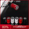 2026 Hot Interior Stickers 4Pcs Car Tire Valve Cap Alloy Wheel Valves Cover Accessories For F-SPORT ES RX NX LS UX LM LX G