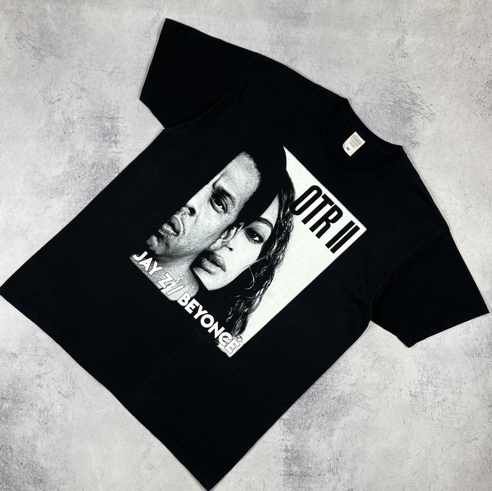OTR II Jay Z / Beyonce On The Run Tour Short Sleeve T Shirt Black Size XL 2018 Unisex T-Shirt S