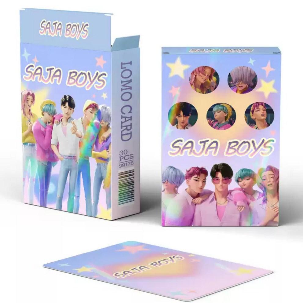 2025NEW K-pop Demon Hunters Lion Boys Hologram Photocards (30 sheets)