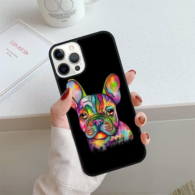 French Bulldog Cute Cartoon Phone Case For iPhone 17 Air 14 15 16 13 12 Cover For Apple Pro Max Plus Coque