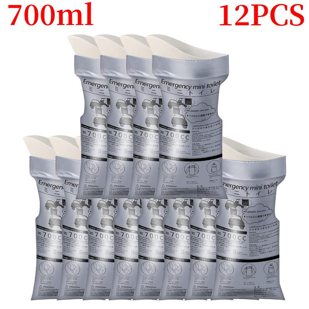 4-32 Stück Tragbare Notfall-Urinalbeutel Outdoor Camping Pinkelbeutel Einweg Reise Erbrochenenbeutel Mobile Toilette für Männer Frauen Kinder