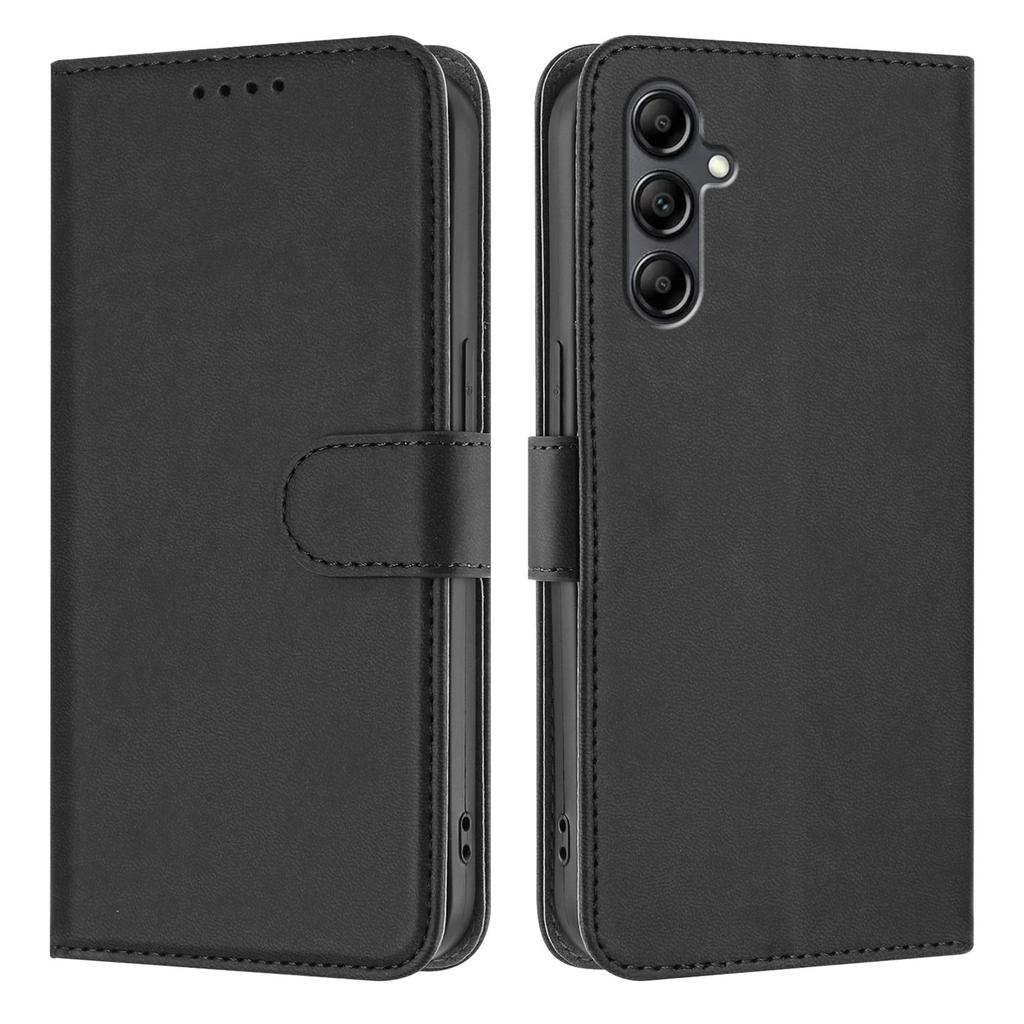 Etui skórzane na Samsung Galaxy A16 5G/Galaxy A16 4G/Galaxy A26 5G/Galaxy A17 5G, jednokolorowe etui na telefon z portfelem