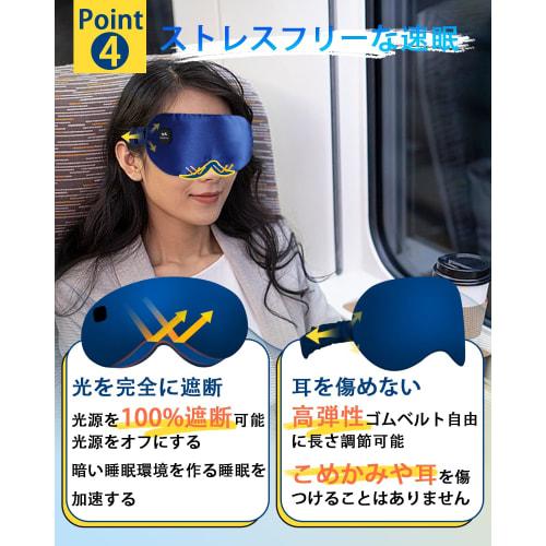 RestEase USB Rechargeable Hot Eye Mask, Large Capacity, Cordless, Hot Eye Warmer, Sleep Aid, Fatigue Recovery Aid, Eye Warmer, Lightweight, Light Bloc
