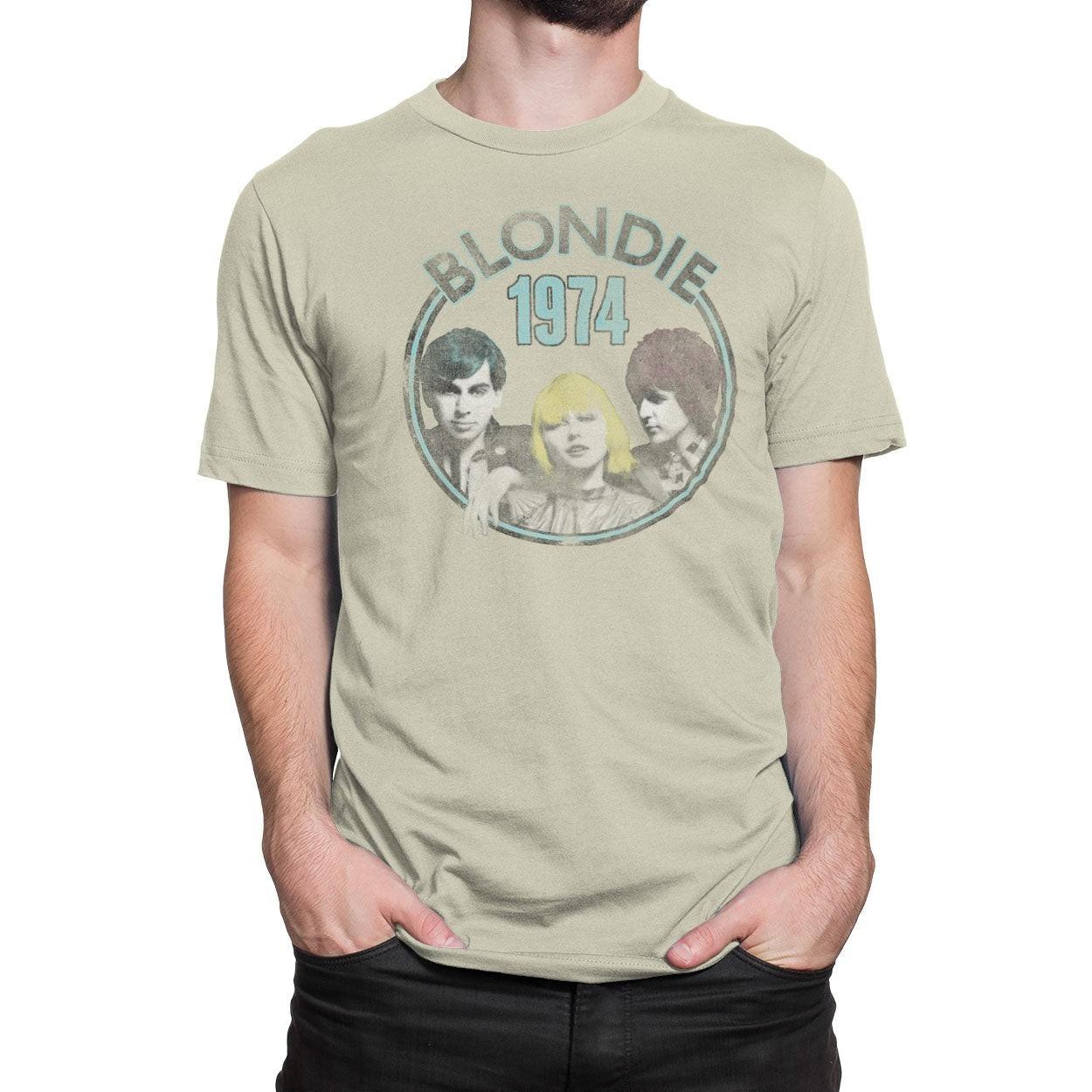 T-Shirt Pour Homme Circular 1974 Officiellement Licencié Blondie L