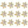 Glamorous Christmas Parties with Elegant Snowflake Design Napkin Holders
