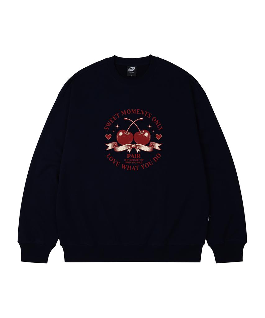 WILDROCK Cherry Pear Oversized Sweatshirt_9 Col (A Type)