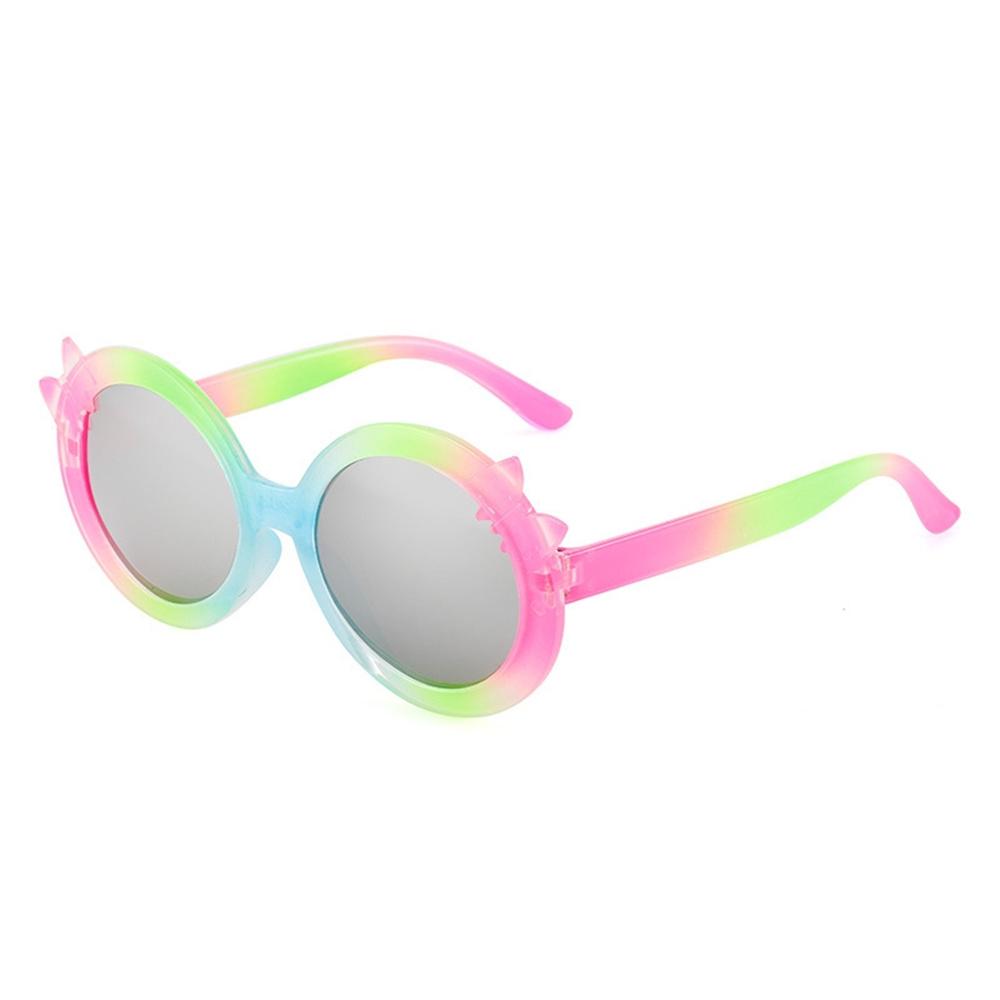 Children Star Cartoon Round Colors Sunglasses Baby Girl Boy Uv400 Goggles Outdoor Kids Summer Beach Holiday Eyewear Accessories