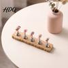Nail Stand with Wooden Bas Art Practice Base Magnetic Press-on Holder Beginners for Painting Nails False Display Home Salon