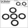 Bicycle Thru Axle Skewer Spacer M12x4mm/5mm/6mm/1.5mm/0.5mm MTB Fat Bike Shaft Skewer Washer Bike Hub Skewer Flat Spacer Washer