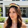 Bamboo Woven Conical Hat - Hawaiian Straw Pet Headdress