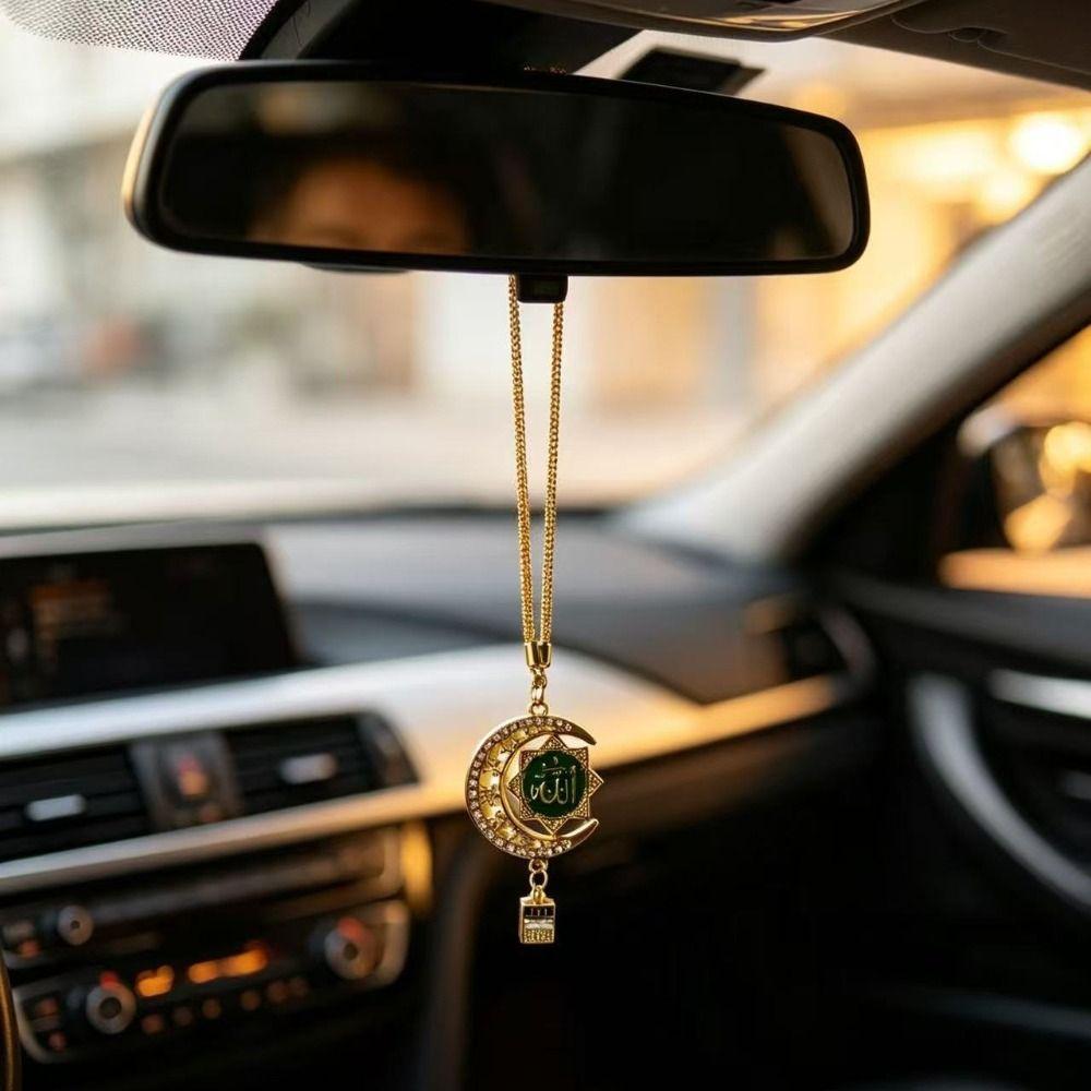 Exquisite Islamic Car Hanging Ornament Fashion Car Hanging Ornaments Vehicle Interior Halloween