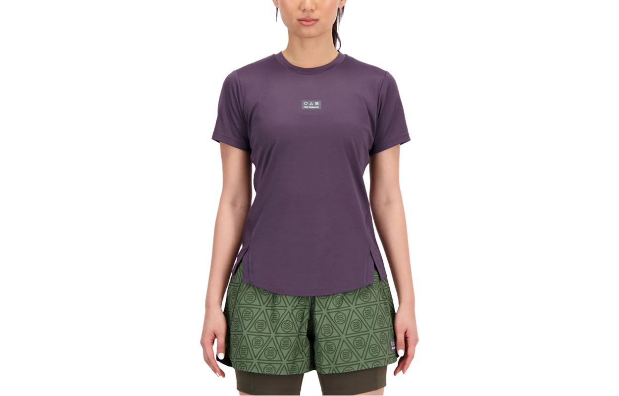 New Balance T Shirt Women s Purple WT33277-ILL M