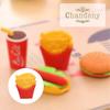 Shandini Potato Fun Eraser Set French Fry Design Stationery for Gifts Set of 20 - - Kids, School, Prizes, -