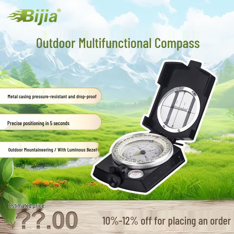 BIJIA Multi-functional High-Precision Outdoor Compass