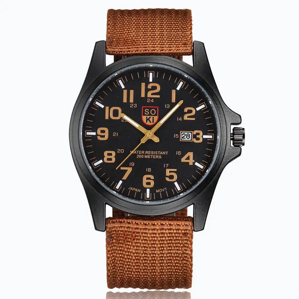 Nylon Band  Men Watch Wrist Watch Quartz Men Sports Watches