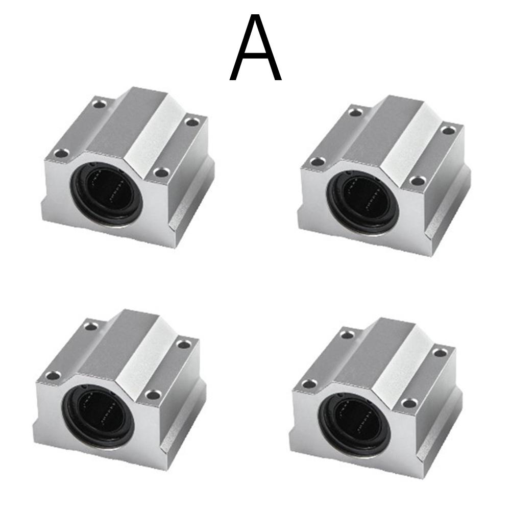 4Pcs Linear Motion Ball Bearing Slide Bushing For 3D Printer,4 Types Optional Available In Four Different Inner Diameters