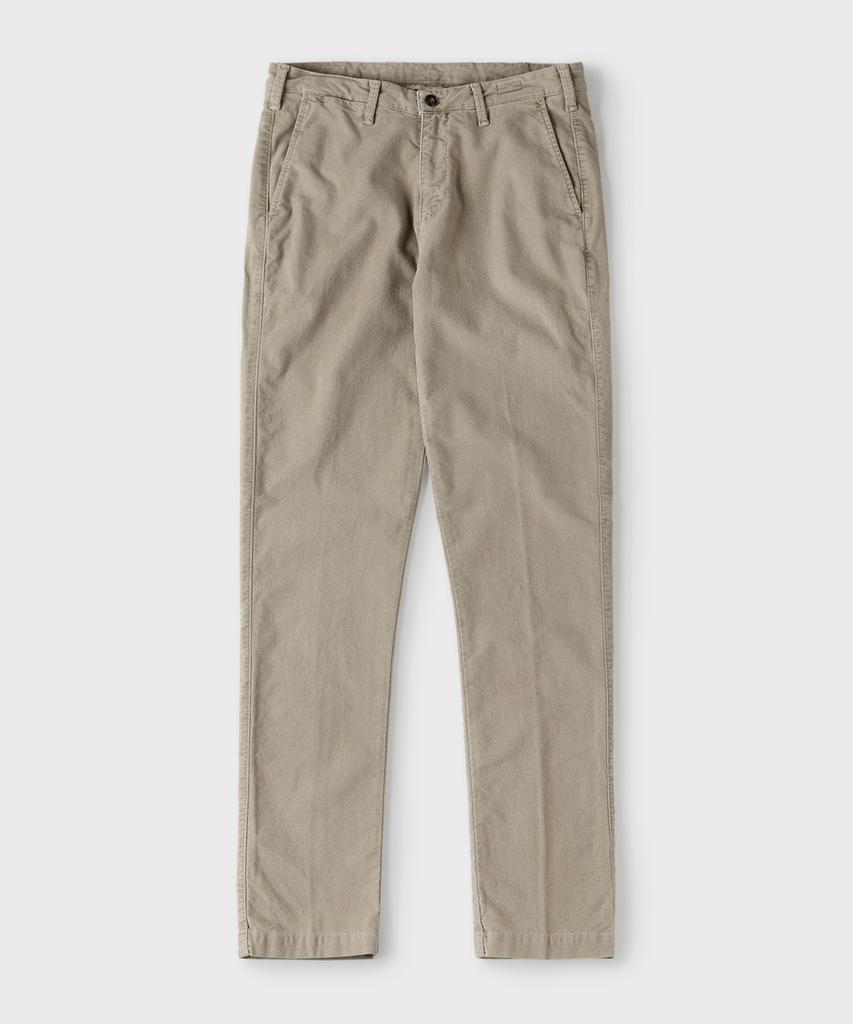 PANICALE Beige Micro Pattern Comfort Fit Cotton Pants