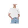 Calvin Klein Color Block Letter Print Comfortable Short Sleeve Crew Neck T-Shirt Men Tops White J400168-YAF
