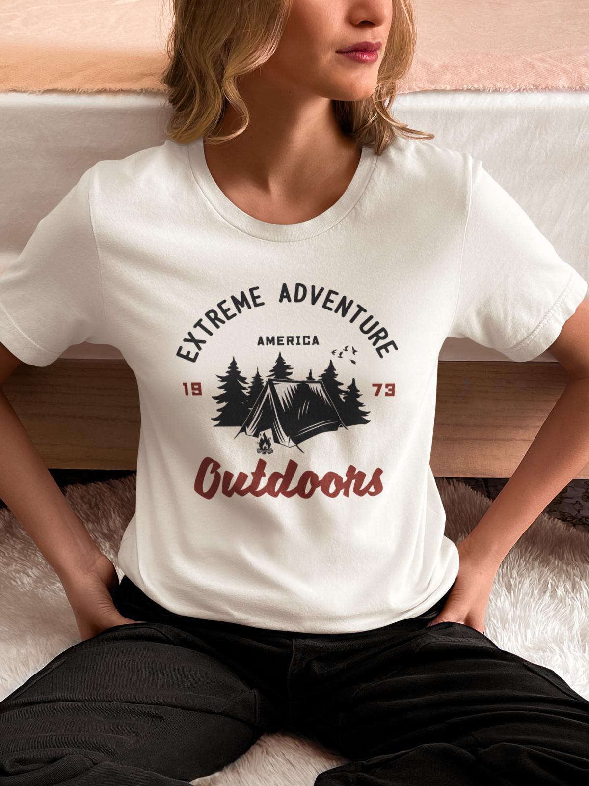 Extreme Adventure T-Shirt Mens Womens Tees Top Outdoor Explorer Graphic Tee Hiking Camping GifT Shirt Mens Womens Tees Top 4XL