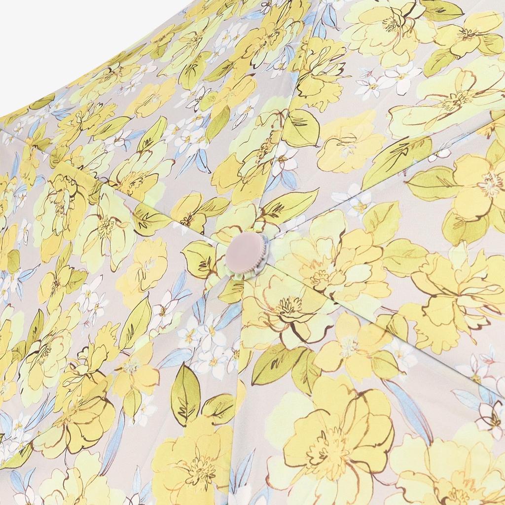 Afternoon Tea Living Folding Umbrella HT72, Watercolor Flower Folding Umbrella, Yellow