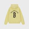 Boneless Arc-Shaped Basic Font Letter Print Heavyweight Sweatshirt American High Street Retro Long-Sleeve Top