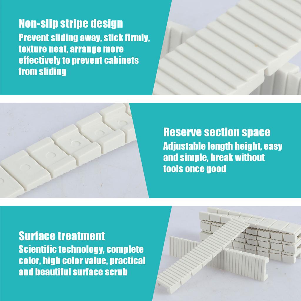 60Pcs Furniture Shims Anti-Slip Plastic Shims Furniture Levelers Stackable Toilet Shims Restaurant Table Shims for Doors Windows