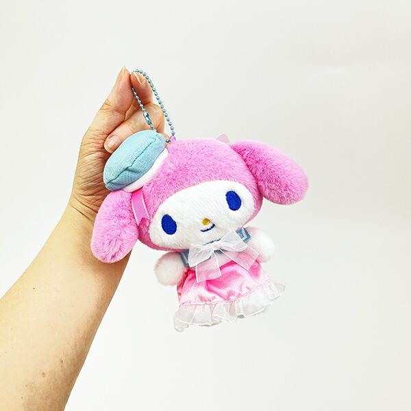 Sanrio My Melody Plush Mascot Keychain Sherbet Marine Series Sanrio