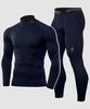 ARMEDES [Set] Men'S Underlayer Turtleneck Tracksuit Top & Bottom Set Ar-151+161 (3 Colors)