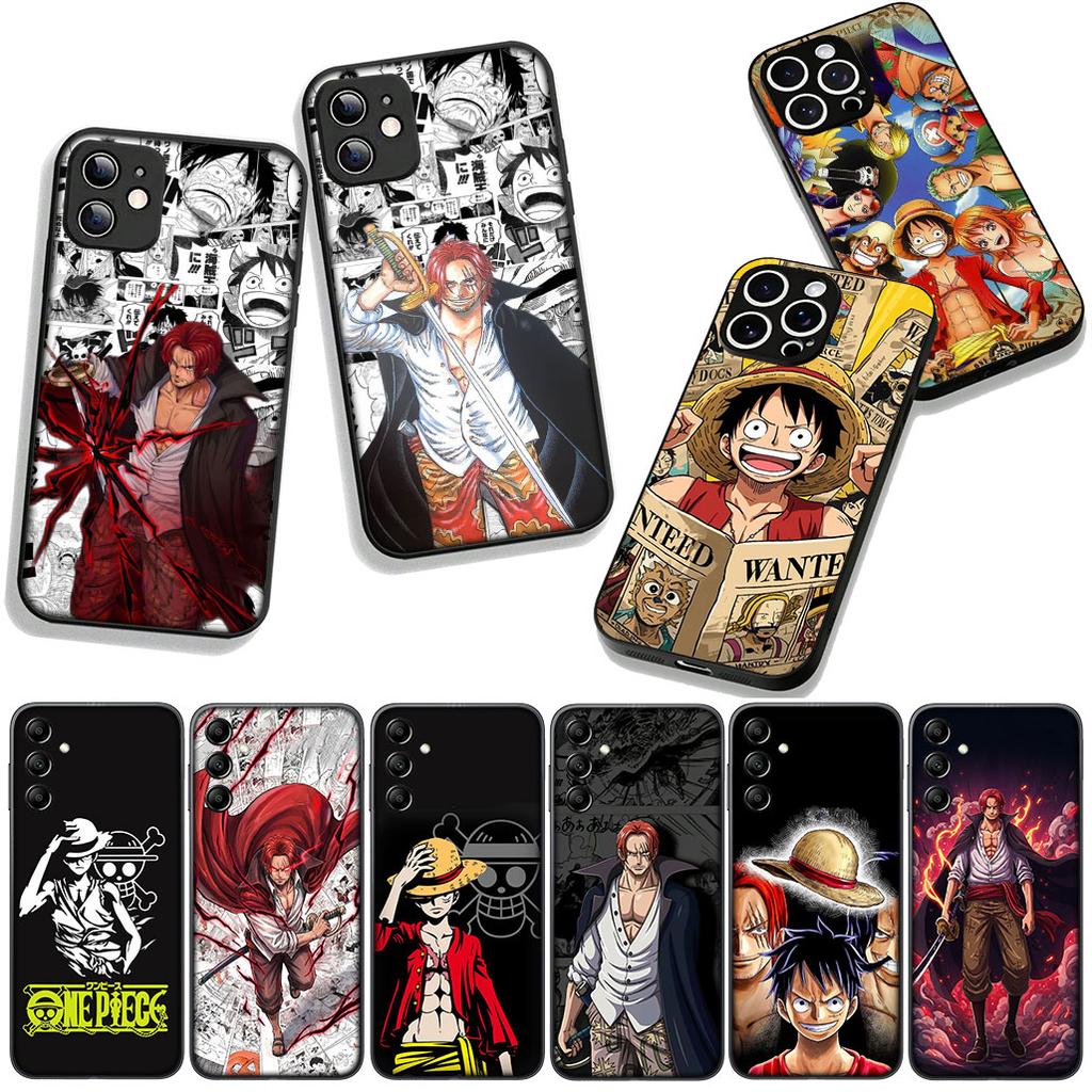 Phone Cover Anime Shanks Luffy One Piece Casing for Apple iPhone 17 16 11 Pro XS Max XR 6 7 8 Plus + 16E SE 2020 Air 5 8+ Case