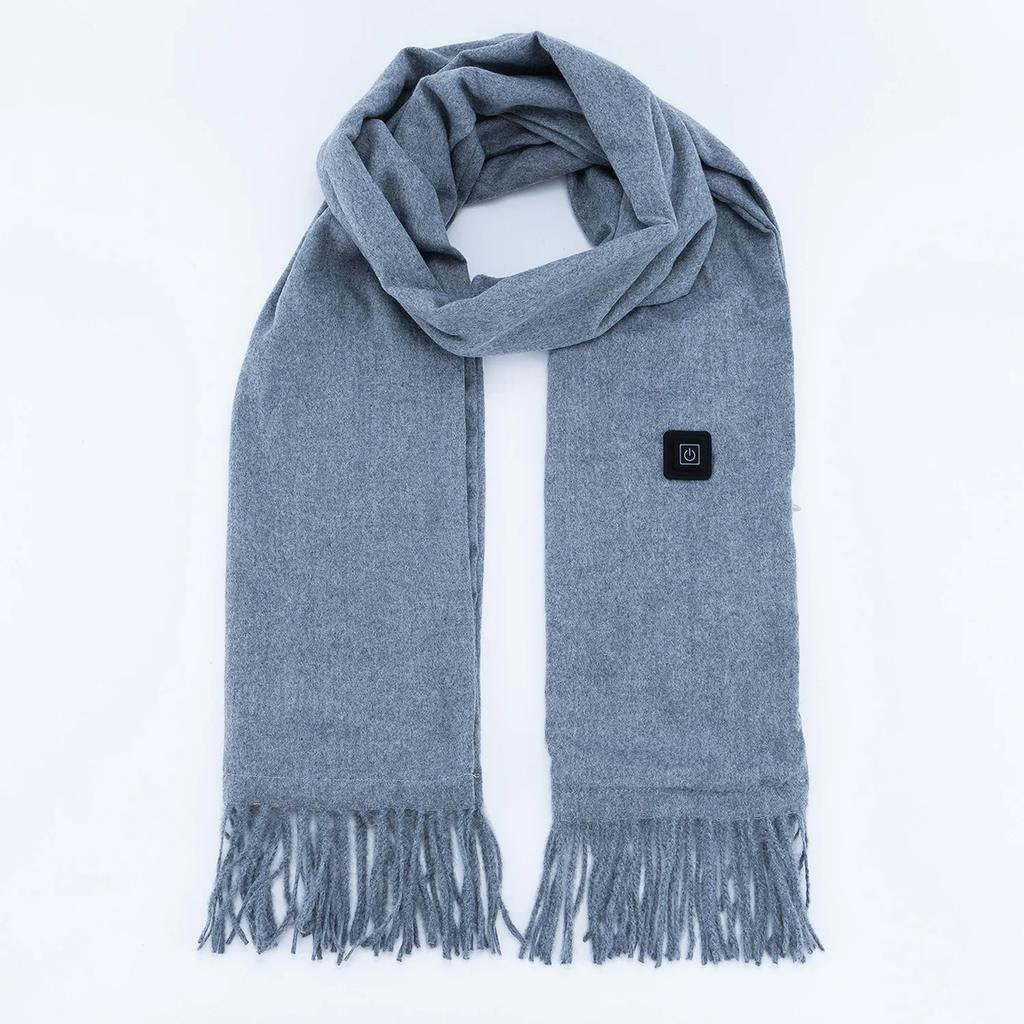 Electric Heated Scarf Winter 3 Level Adjustable Heating Neck Warmer Rechargeable Portable Neck Wrap for Men Women Cold Weather