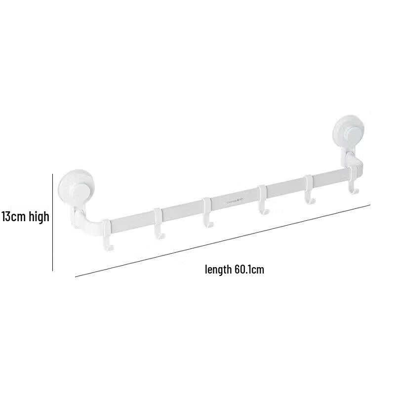 CHAHUA Drill-Free Suction Cup Bathroom Organizer