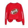 Unisex Fashion Print Neck Long Sleeve Sweatshirt