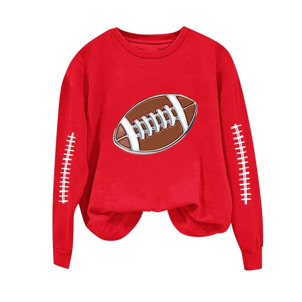 Unisex Fashion Print Neck Long Sleeve Sweatshirt
