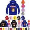 Roblox Cartoon Childrens Print Hoodie Sweater Long Sleeve Fashion Tops Pullover