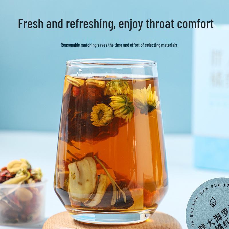 Fat Sea Luohan Fruit Tangerine Peel Tea In Small Cans