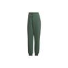 Knitted Sweatpants Women's Green Moderate Cuffed Pants HK0443