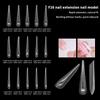 30/150Pcs/Box Mechanical Dragon Claw Nail Forms For Extension Gel Nail Molds Nail Extension Forms For Building Gel Manicure