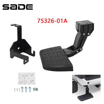 75326-01A Camioncino Pieghevole Paraurti Retrattile Posteriore Gradino Paraurti Pedale Gradino Portellone Per Jeep Gladiator JT 2020-2023 Nero
